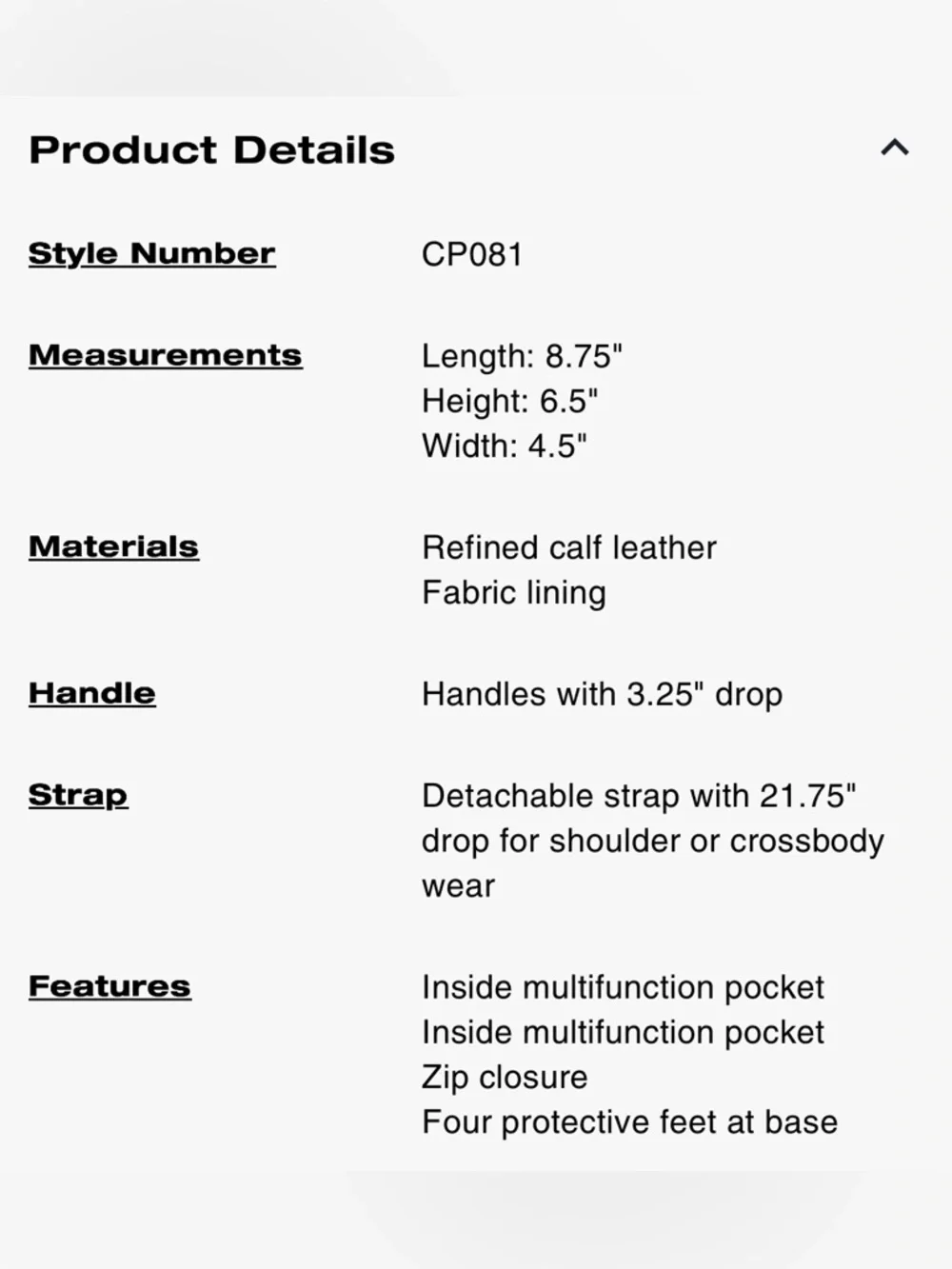 Coach Andrea Carryall Medium/Regular Size Black w/ Tags CP081 - Picture 16 of 16